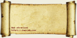 Hana Čorbić vizit kartica